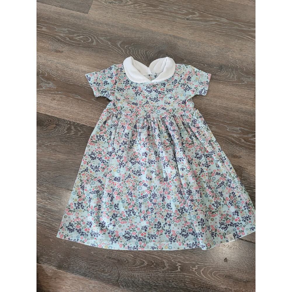 Lulu + Roo Toddler Girl Floral Collared Dress‎ size 3t #3